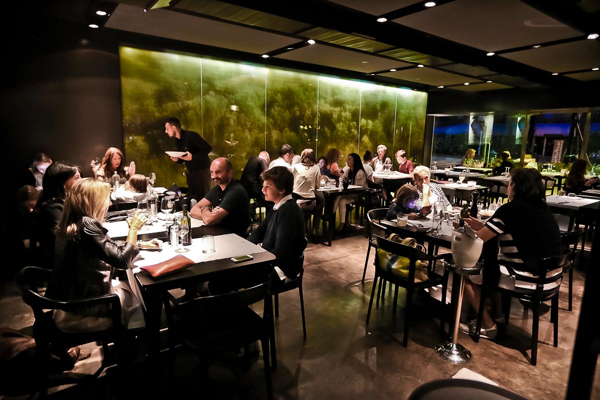 sala del ristorante a jesolo